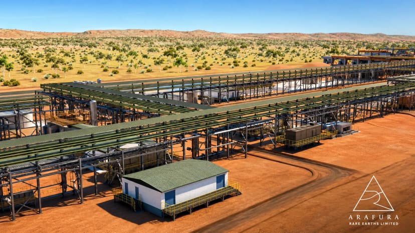 Arafura Rare Earths's (ASX: ARU)